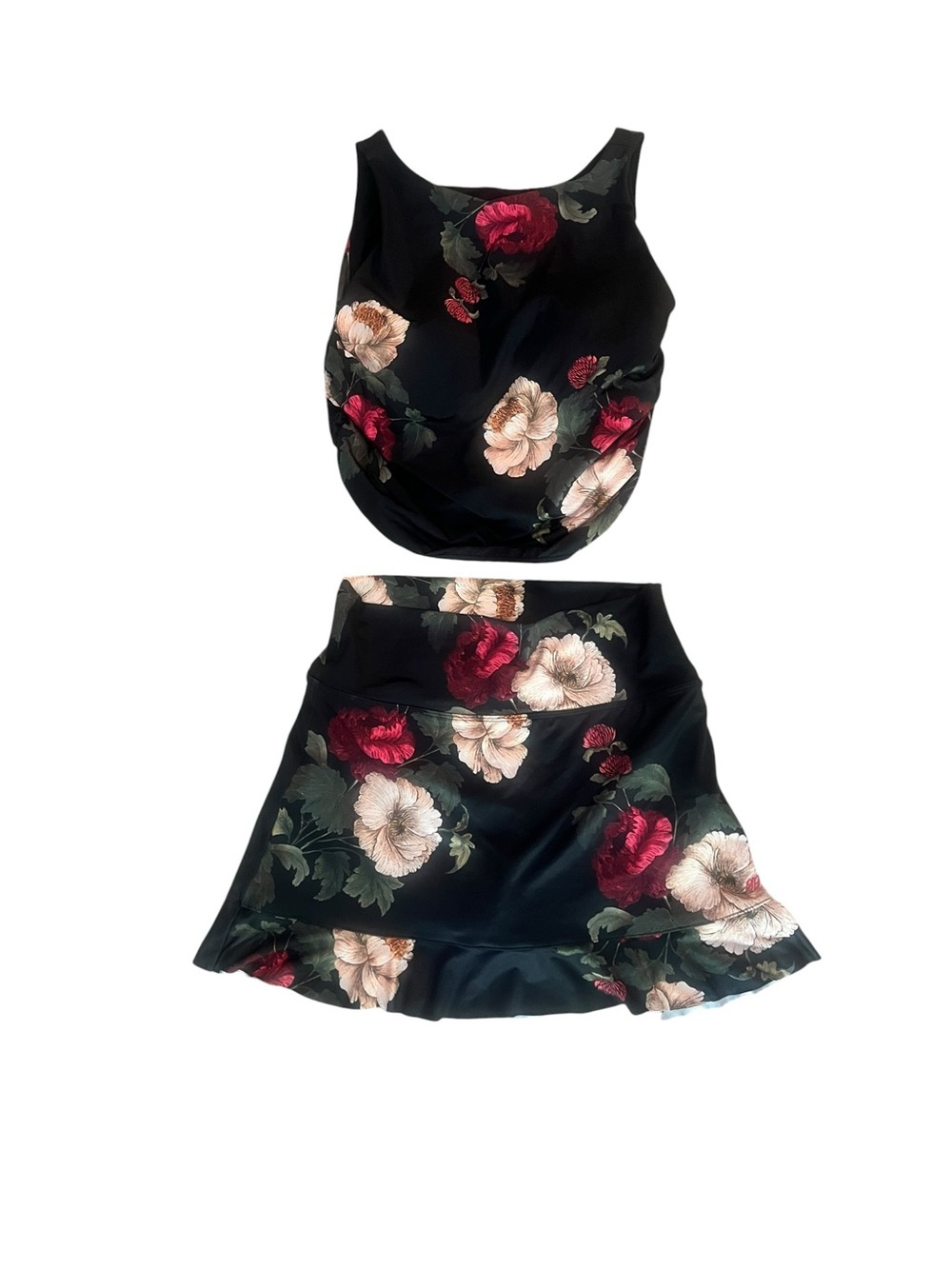 Albion Black Floral Two-Piece Swim Set - Picture 9 of 11